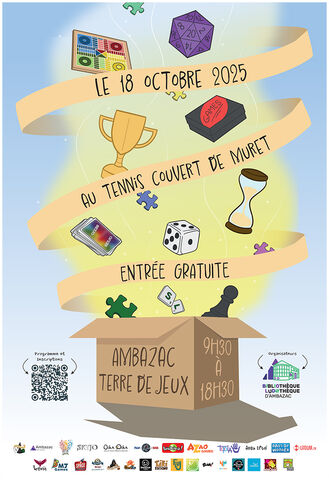 affiche fete jeux ambazac 2025