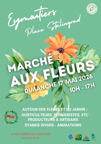 marche aux fleurs eymoutiers 2026